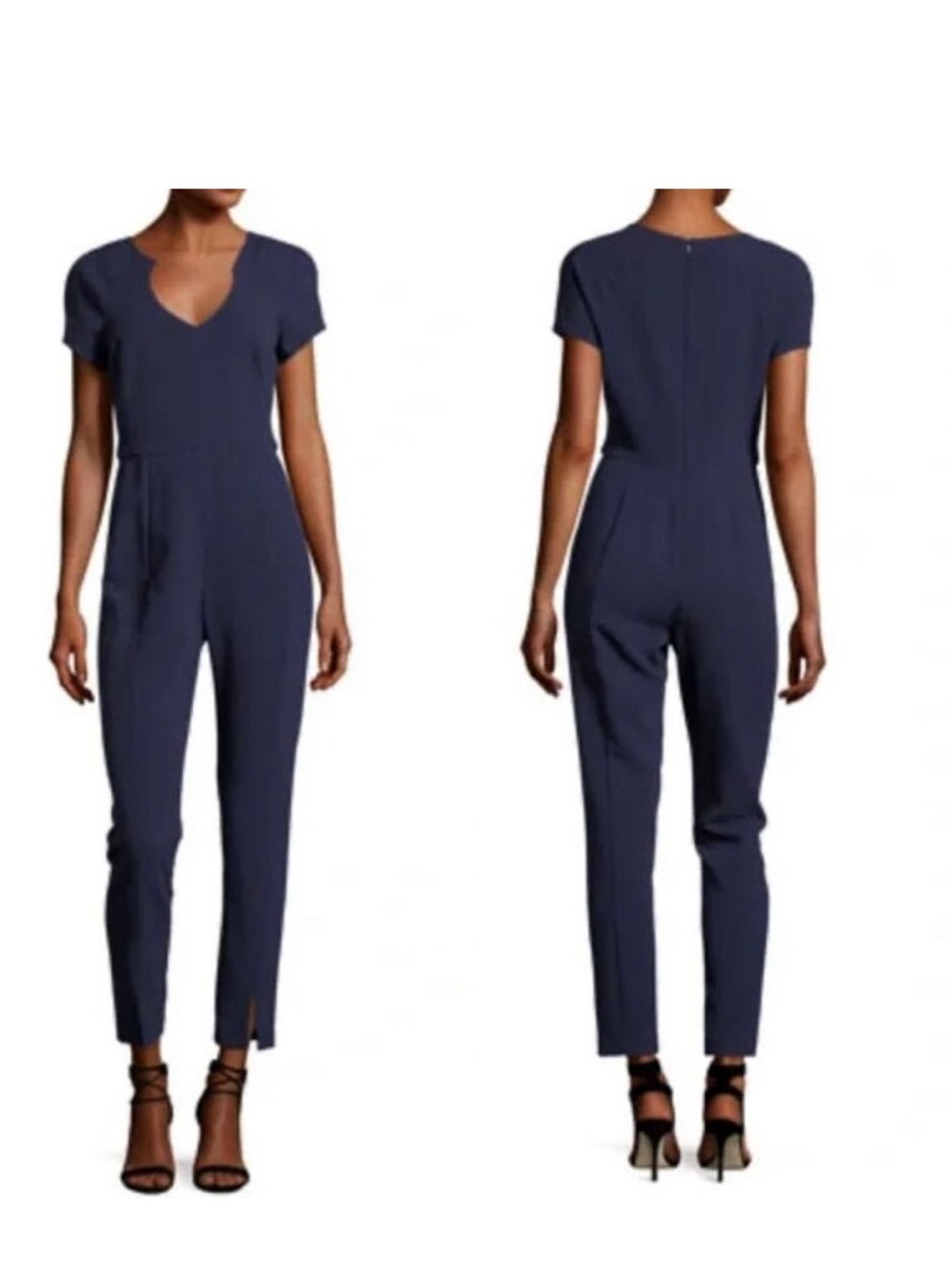 Black Halo Pacific Blue Tailored Jumpsuit Size 6 NWT